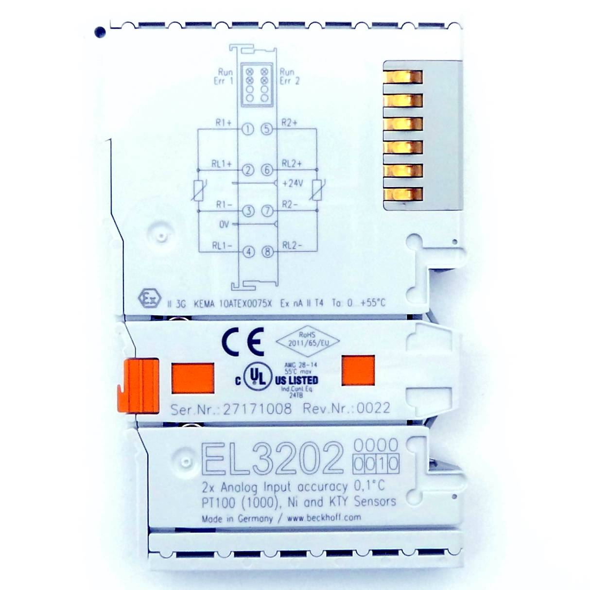 Beckhoff IO Feldbuskomponente - EL3202-1