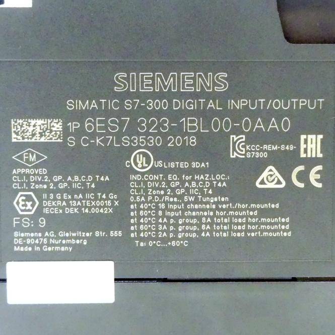 Siemens Simatic S7-300 SM323 6ES7323-1BL00-0AA0 ( 6ES7 323-1BL00-0AA0 )-1