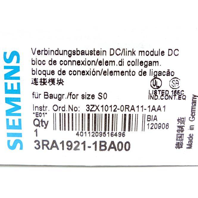 Siemens Verbindungsbaustein DC (3RA1921-1BA00)-2