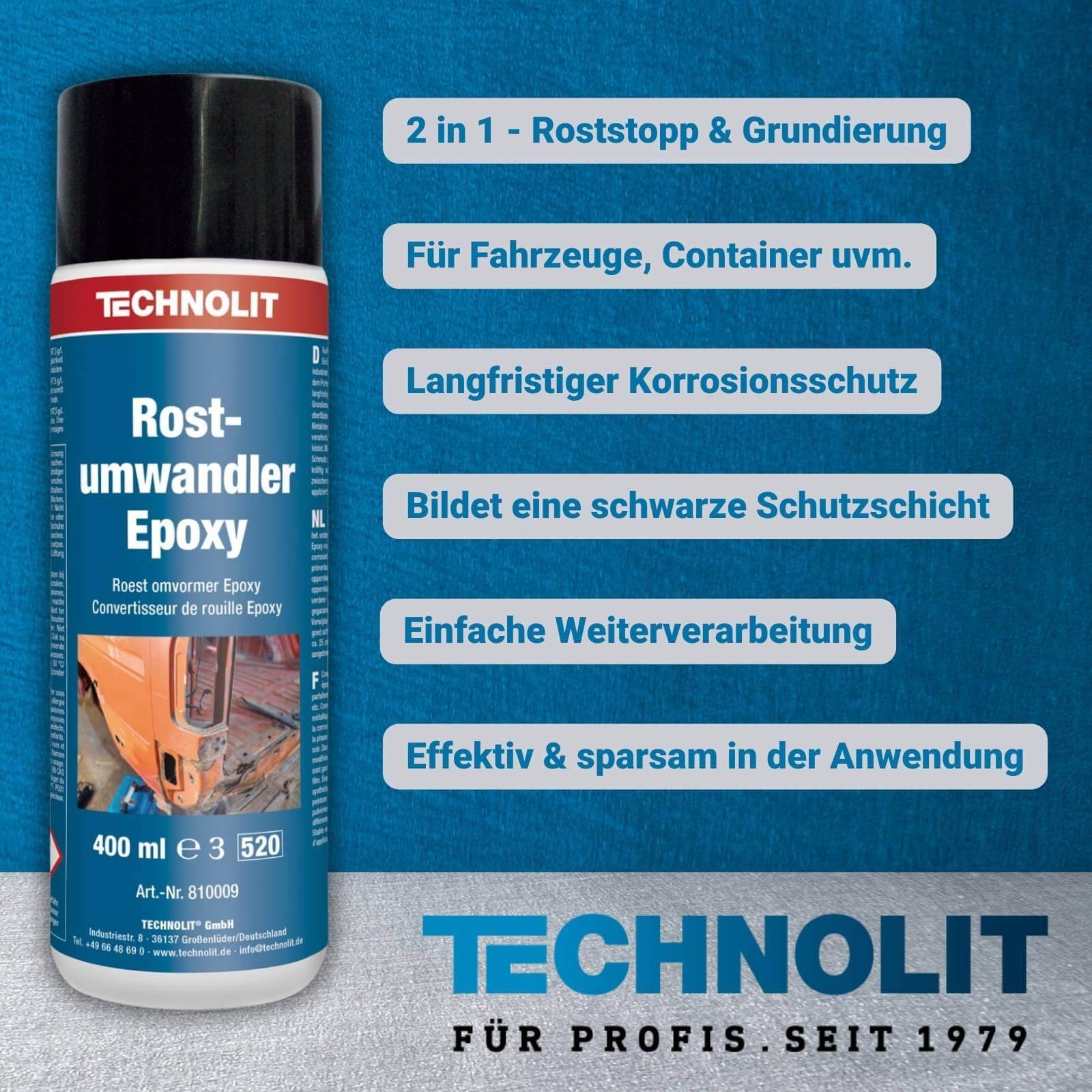 TECHNOLIT Rostumwandler Epoxy 400ml-1