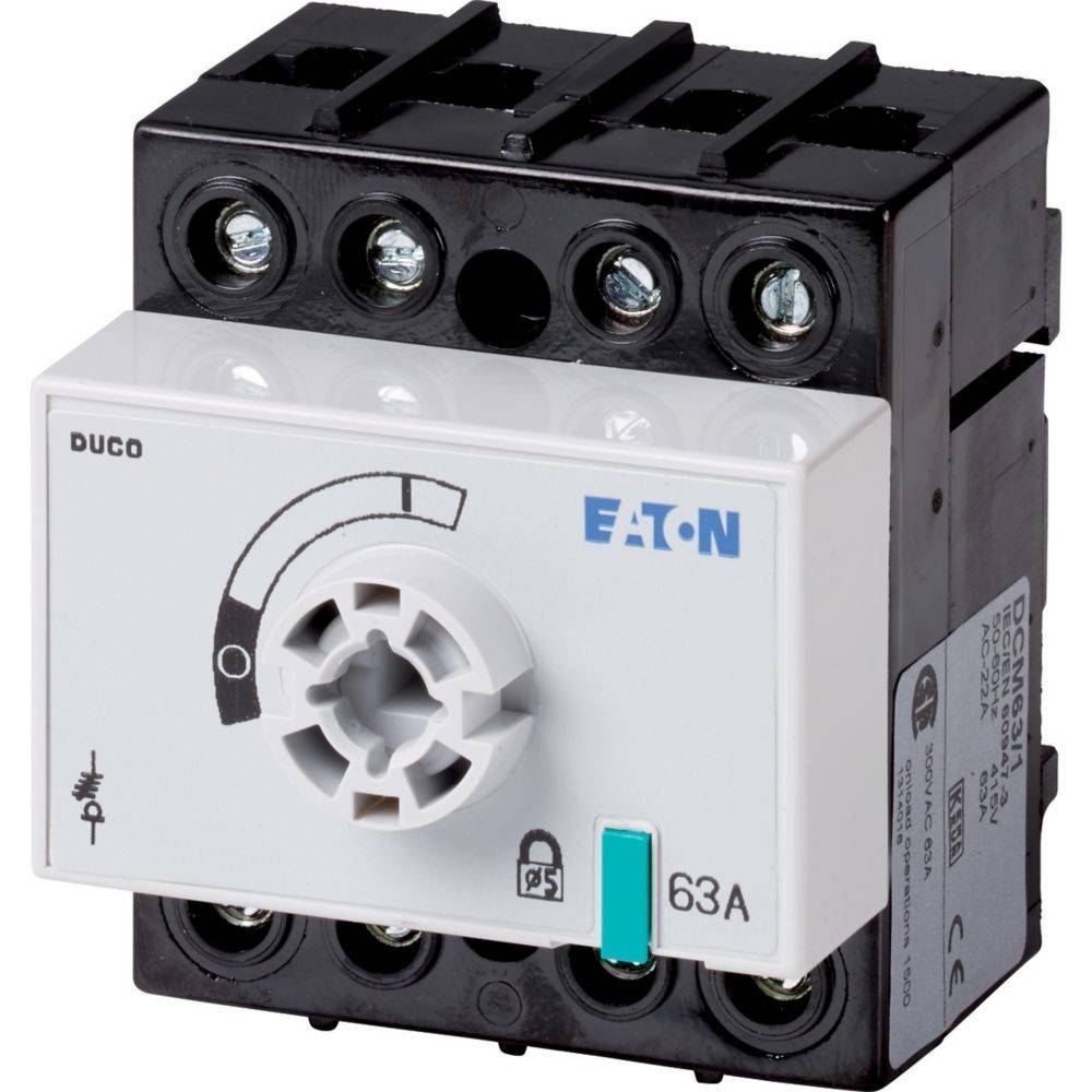 Eaton Lasttrennschalter 3polig+N DCM-63/1-SK-0