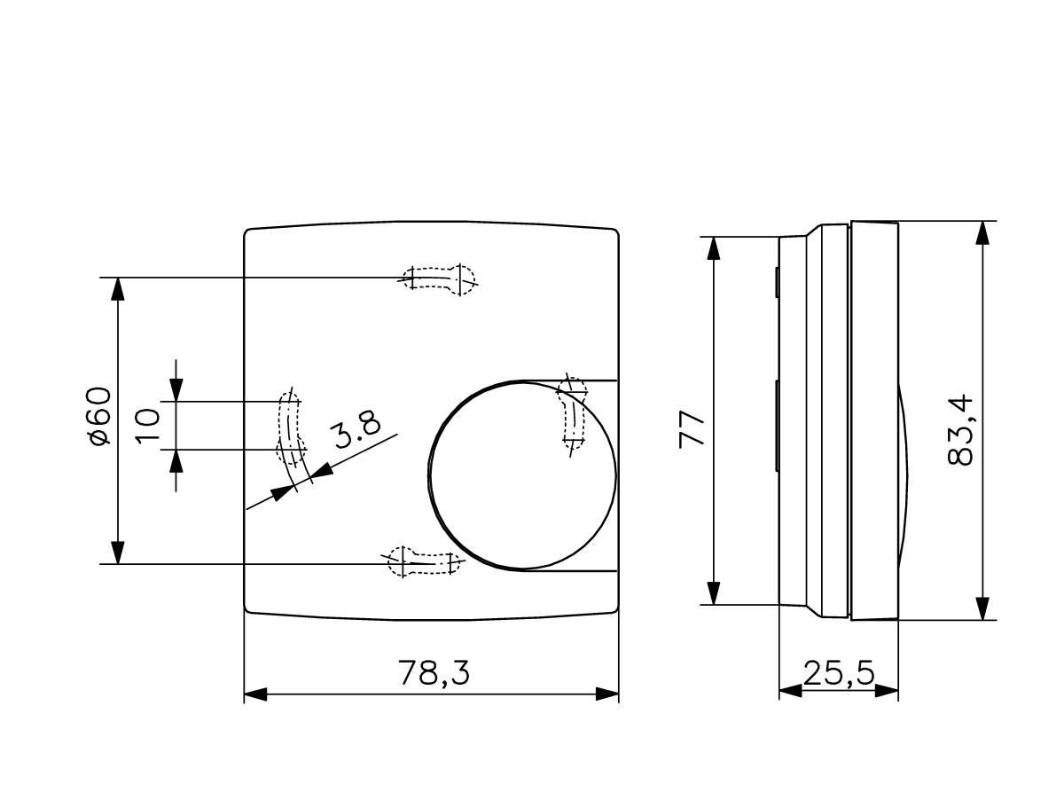 Alre-it Raumhygrostat RFHSB-060.011-2