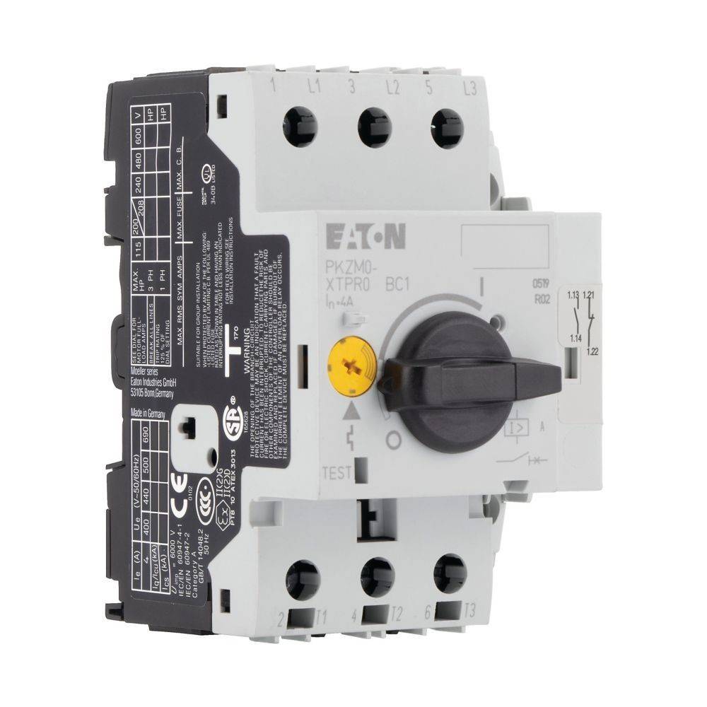 Eaton Motorschutzschalter 3polig PKZM0-4/NHI11-2