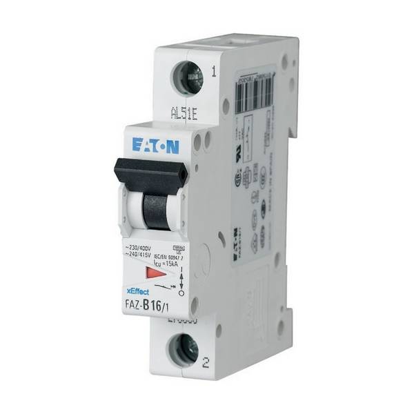 Eaton Leitungsschutzschalter 1p. FAZ-C63/1-NA-SP