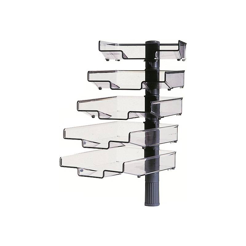 Hansa Schwenkflügler mit 5 Schalen, schwarz-0