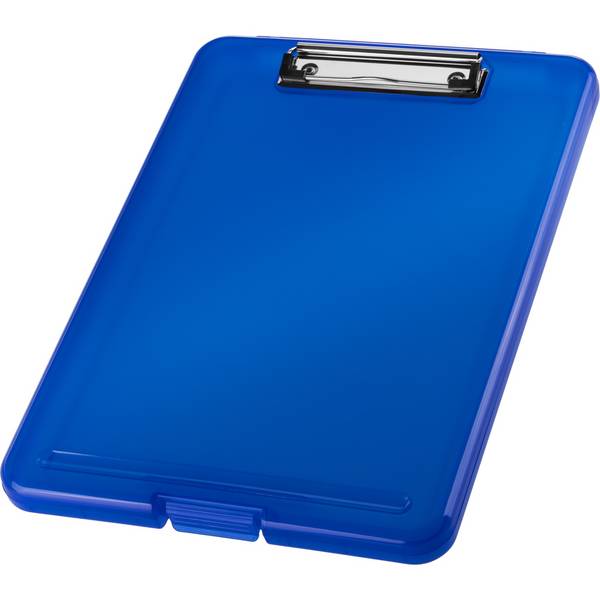 helit maped Klemmbrett the clip DIN A4 blau transluzent H2532030