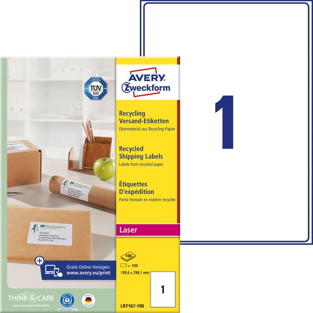 Recycling Versand-Etiketten-0