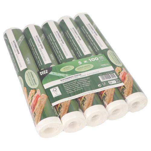500 Blatt Butterbrotpapier 25 cm x 30 cm weiss-1