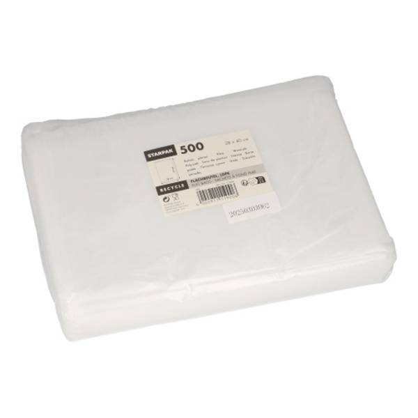 500 Flachbeutel, LDPE 40 cm x 28 cm transparent