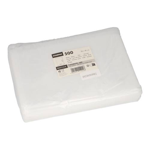 500 Flachbeutel, LDPE 40 cm x 28 cm transparent-0