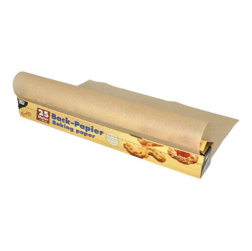 Backpapier 25 m x 38 cm braun in Faltschachtel-0