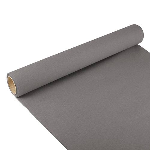 Tischläufer, Tissue "ROYAL Collection" 3 m x 40 cm grau-0