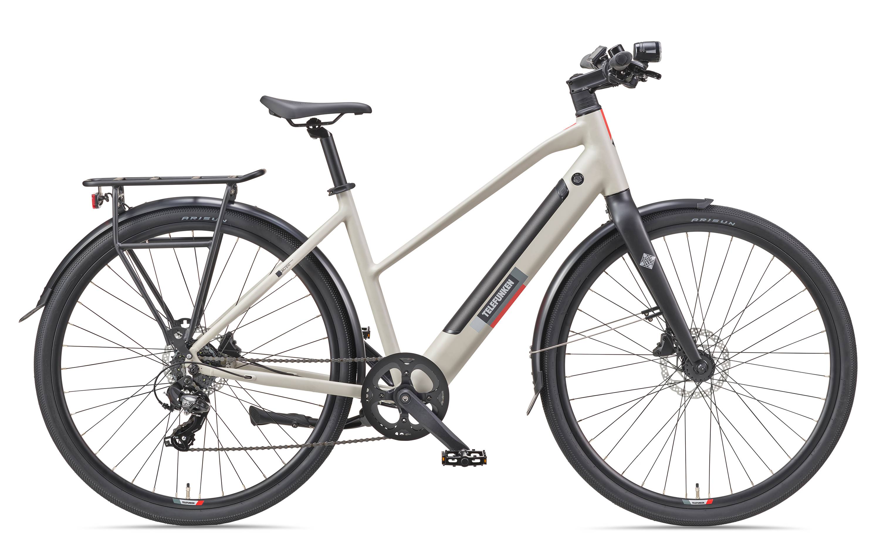 Telefunken Urban E-Bike Damen UH210 28 Zoll Hinterradmotor 7-Gang Kettenschaltung-1