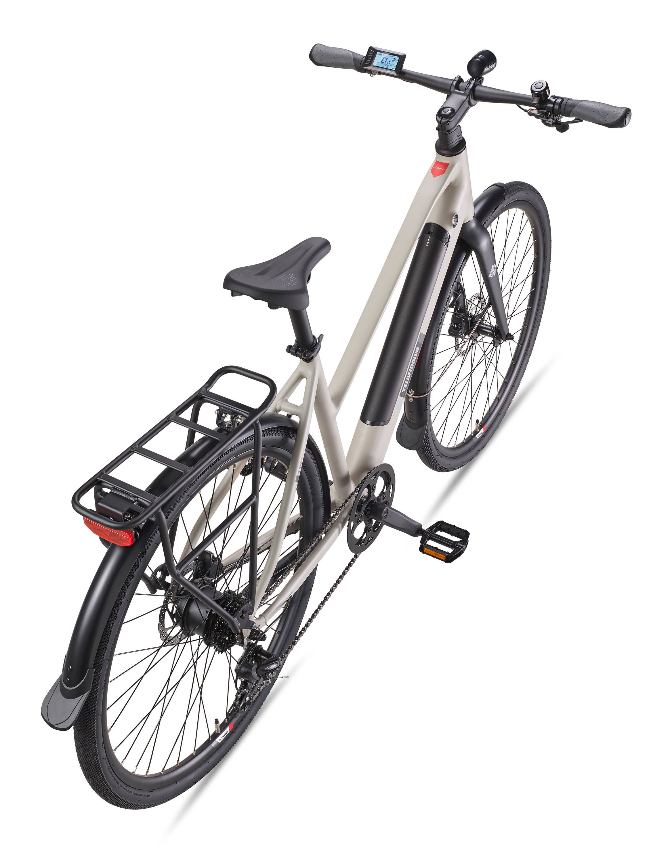 Telefunken Urban E-Bike Damen UH210 28 Zoll Hinterradmotor 7-Gang Kettenschaltung-2