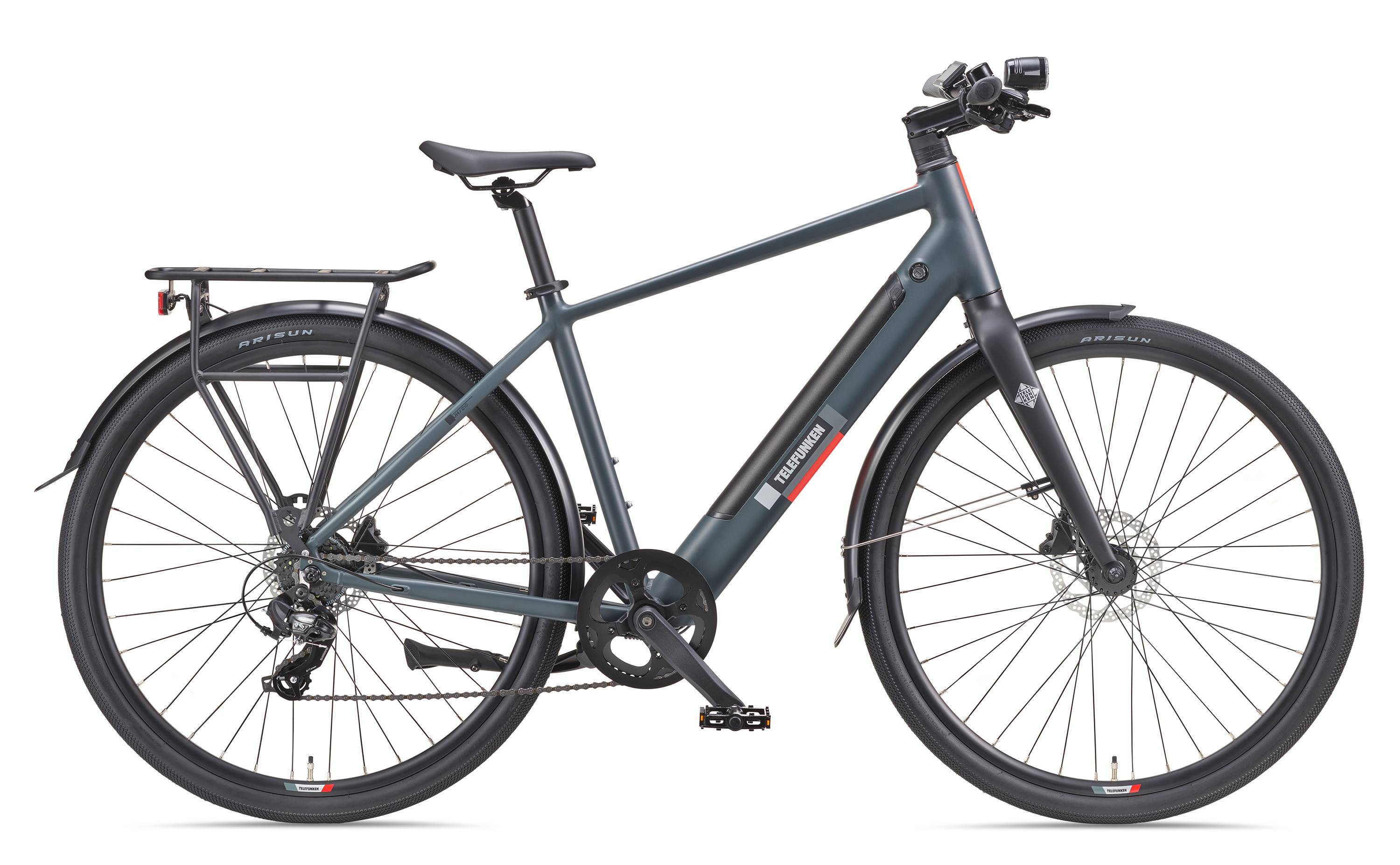 Telefunken Urban E-Bike Herren UH210 28 Zoll Hinterradmotor 7-Gang Kettenschaltung-1