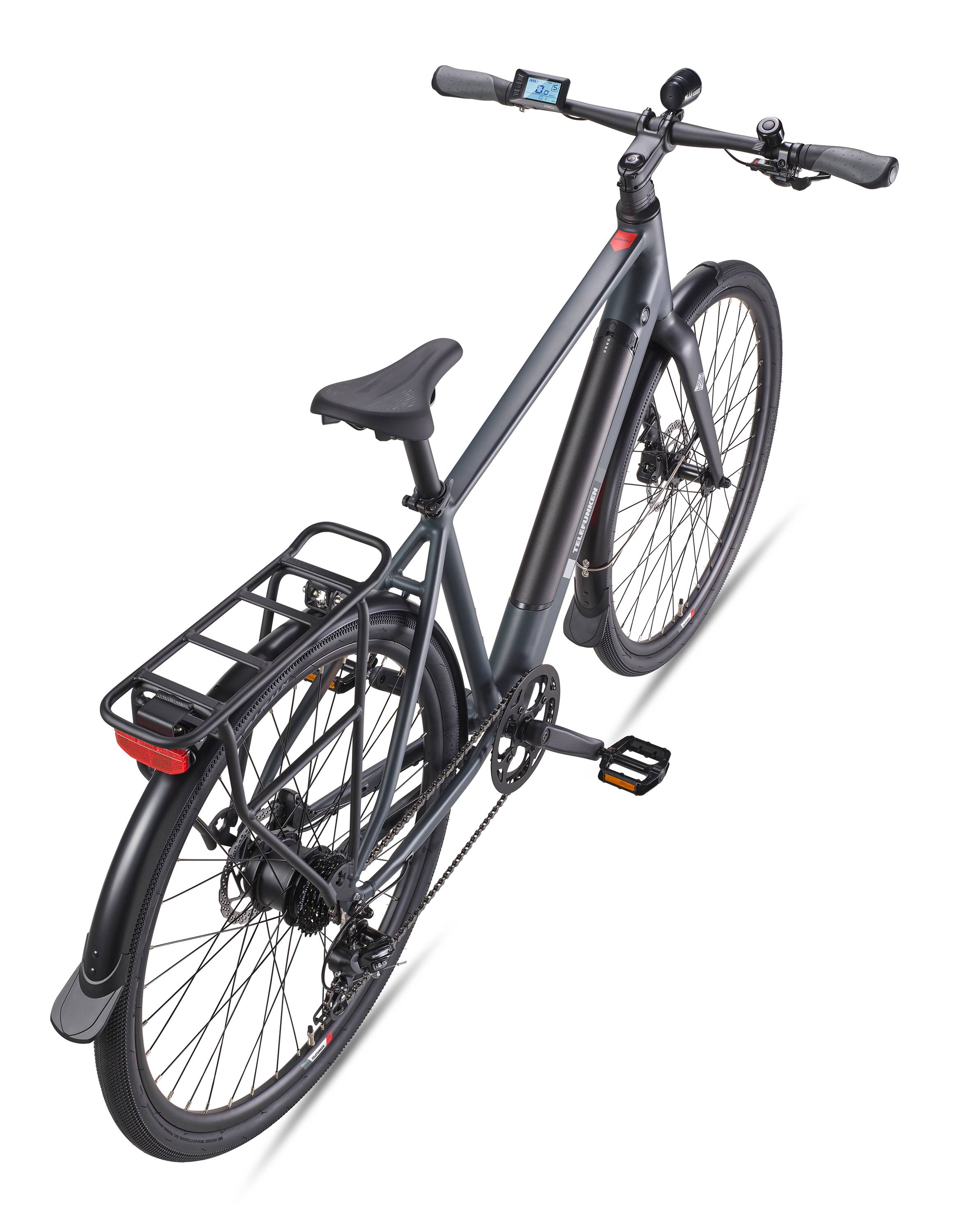 Telefunken Urban E-Bike Herren UH210 28 Zoll Hinterradmotor 7-Gang Kettenschaltung-2