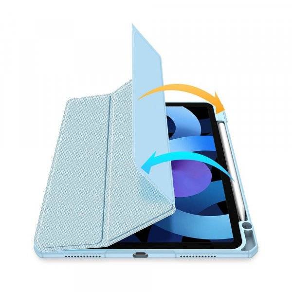 Dux Ducis Toby Eco-Leather Tablet-Ledertasche kompatibel mit iPad Pro 13" 2024 mit Smart-Sleep Funktion Blau-2