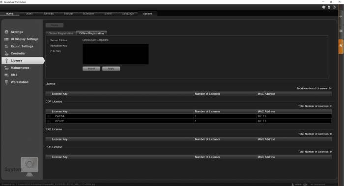 LevelOne FCS-9364T OneSecure video Software device license-0
