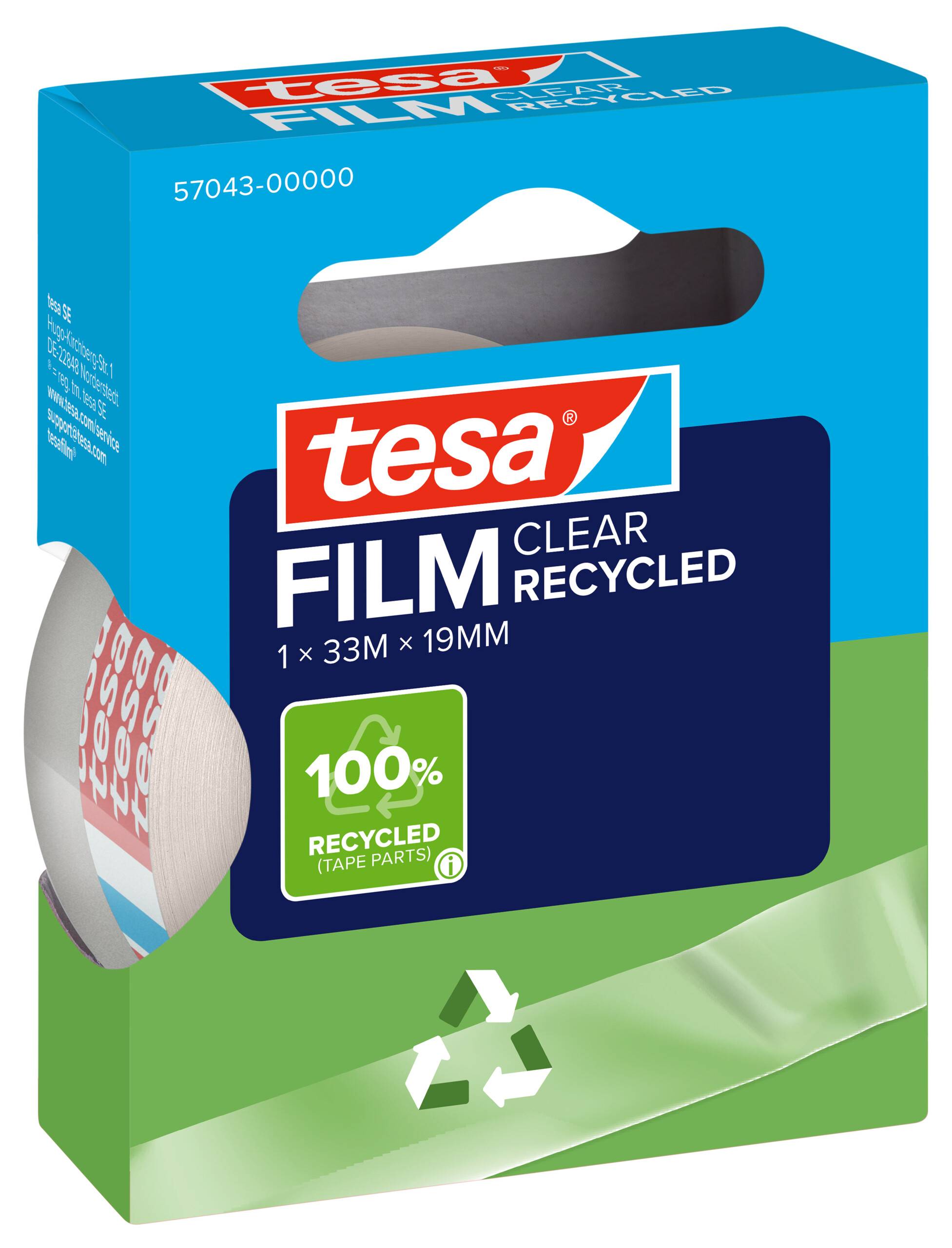 tesafilm eco&clear Rolle 10m 15mm Blister 2St.-0