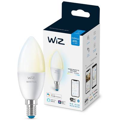 WiZ 8718699787073 LED EEK F (A - G) E14  4.9 W = 40 W Warmweiß bis Kaltweiß  app-gesteuert 1 St.
