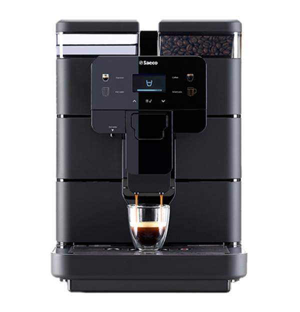 Saeco New Royal Black, Espressomaschine, 2,5 l, Kaffeebohnen, Eingebautes Mahlwerk, 1400 W, Schwarz