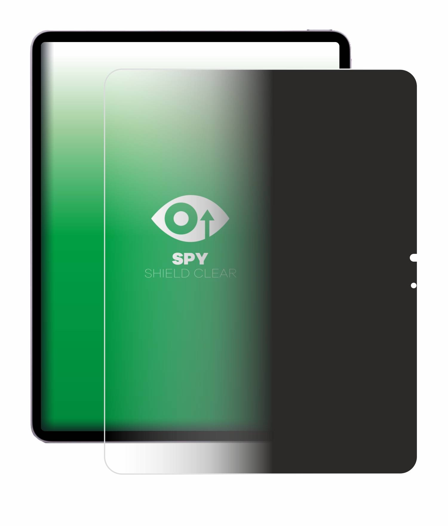 upscreen Blickschutzfolie für Apple iPad Air 13" M2 WiFi 2024 Anti-Spy Privacy Blaulichtschutz Sichtschutzfolie-1
