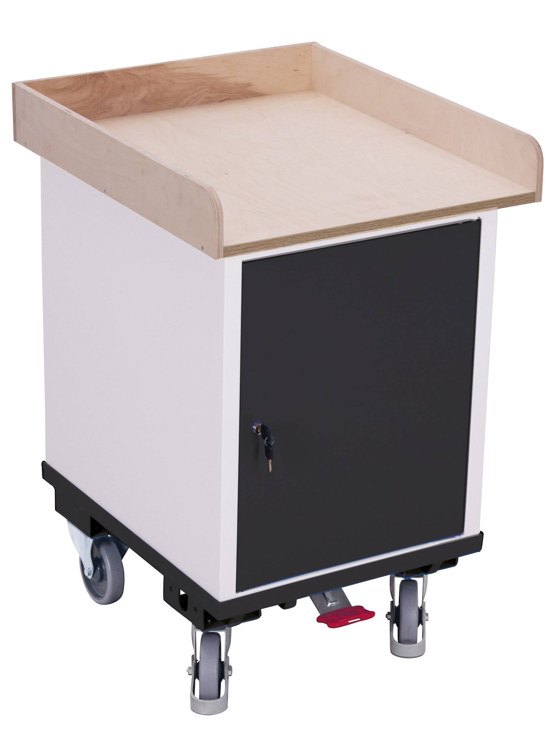 Cordes Flügeltürschrank mit 1 Ladefläche, RAL 7016 sw-500.014/AG-0