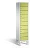 C+P Schließfachschrank Evolo, H1850xB420xT500mm, 7035/0024-0