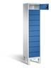 C+P Schließfachschrank Evolo, H1850xB420xT500mm, 7035/5010-1