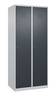 C+P Wäsche-Spind Classic PLUS, 2 Abteile, 1850x800x500mm, 7035/7016-0