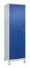 C+P Wäsche-Spind Classic PLUS, Füße, 2 Abteile, 1950x600x500mm, 7035/5010