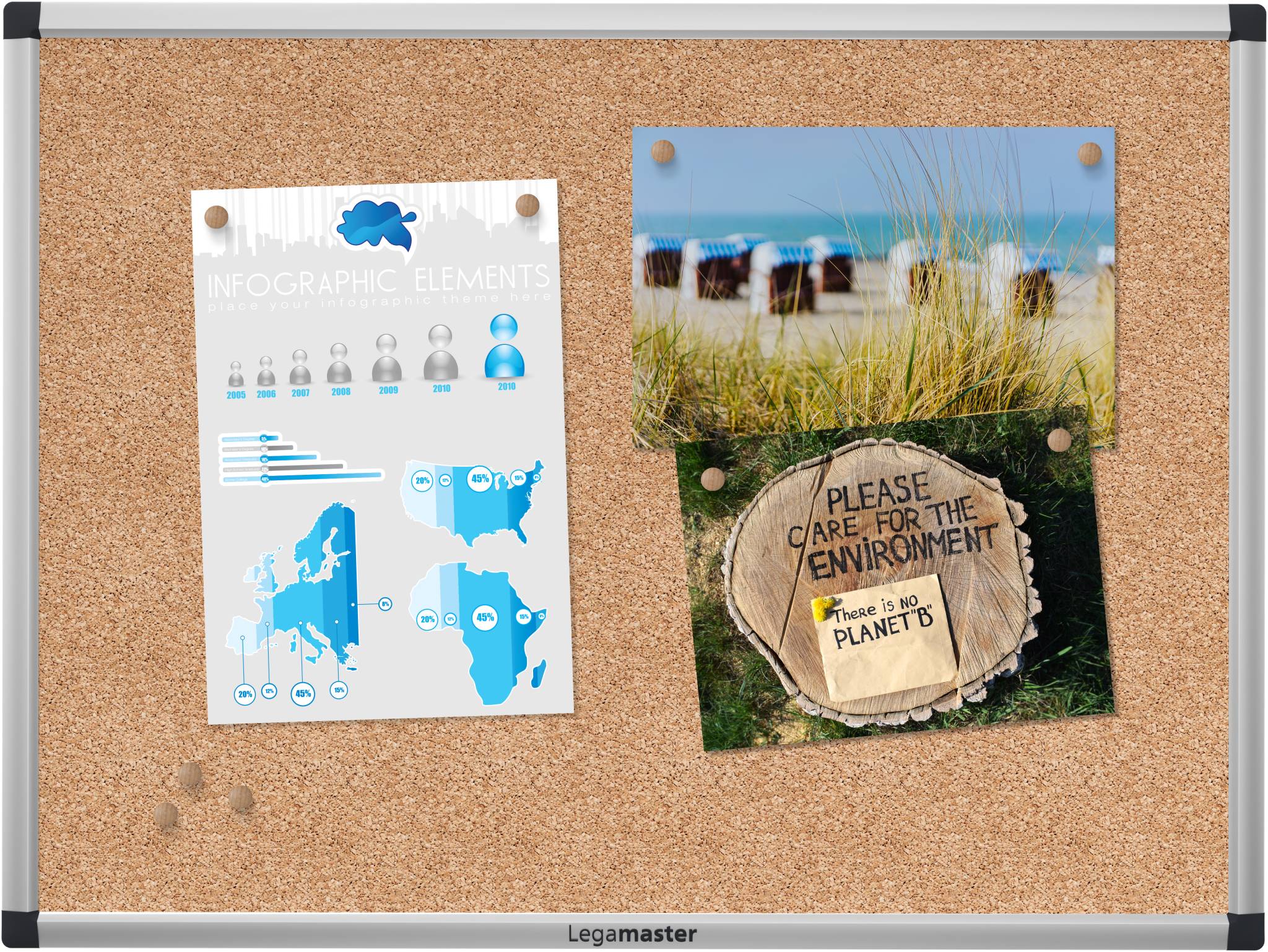 Legamaster UNITE Korktafel 45x60cm-1