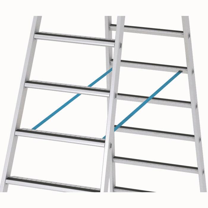 Stufen-Stehleiter R13step B 2x12 Stufen L.3,39m Arbeits-H.4,65m G.17,8kg Zarges-1
