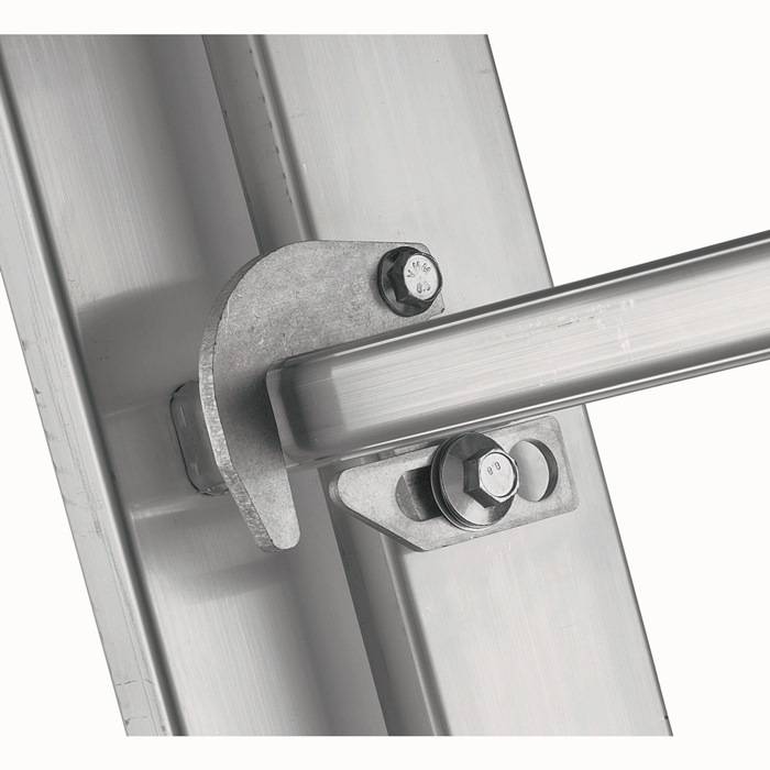 Steh-Schiebeleiter Combimaster Plus X 2x8Sprossen L.2,42-4,1m Arbeits-H.4,9m-1