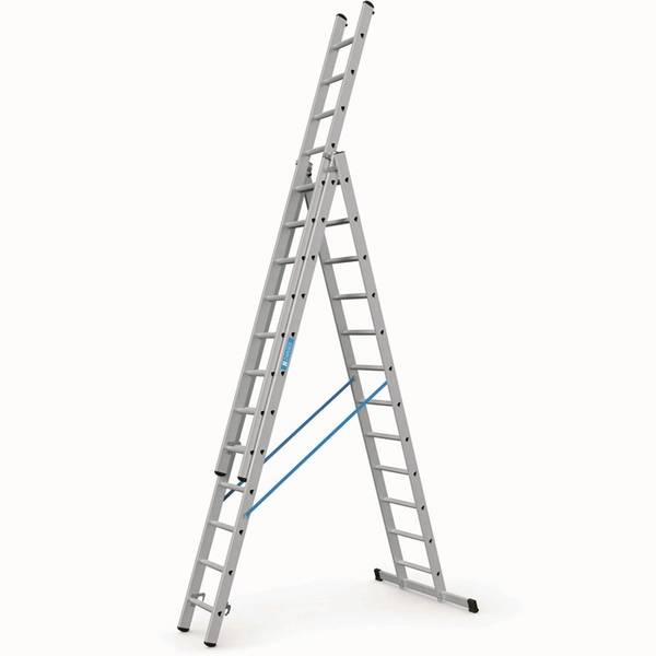 Mehrzweckleiter Skymaster DX 3x12 Sprossen L.3,54-8,3m Arbeits-H.9m Zarges