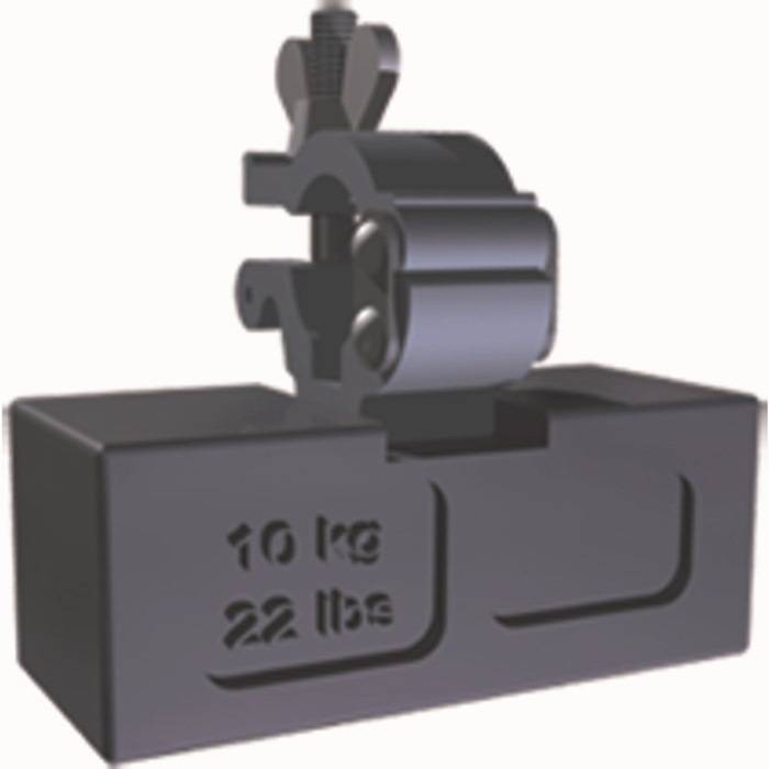 Ballastgewicht G.10kg gelb Stahl Zarges-0