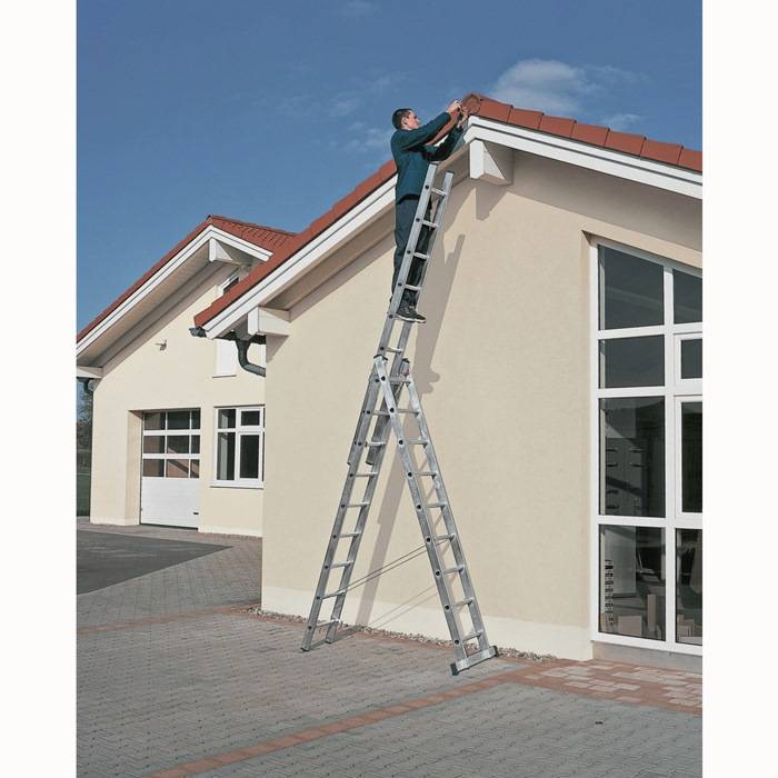 Mehrzweckleiter Skymaster DX 3x7 Sprossen L.2,14-4,4m Arbeits-H.5,2m Zarges-3
