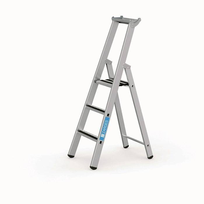 Stufen-Stehleiter R13step S 3Stufen L.1,59m Arbeits-H.2,8m LM G.8,3kg Zarges-0