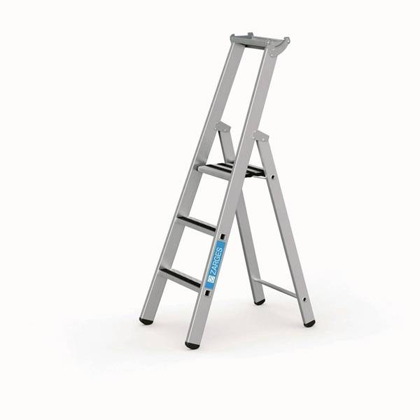 Stufen-Stehleiter R13step S 3Stufen L.1,59m Arbeits-H.2,8m LM G.8,3kg Zarges