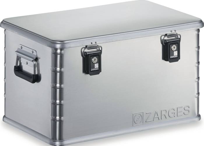 Zarges Box, Lagerbox, Alu Kiste - Aluminium - 60 l - Höhe 330 mm - Breite 600 mm - Tiefe 400 mm - Transportkiste-0
