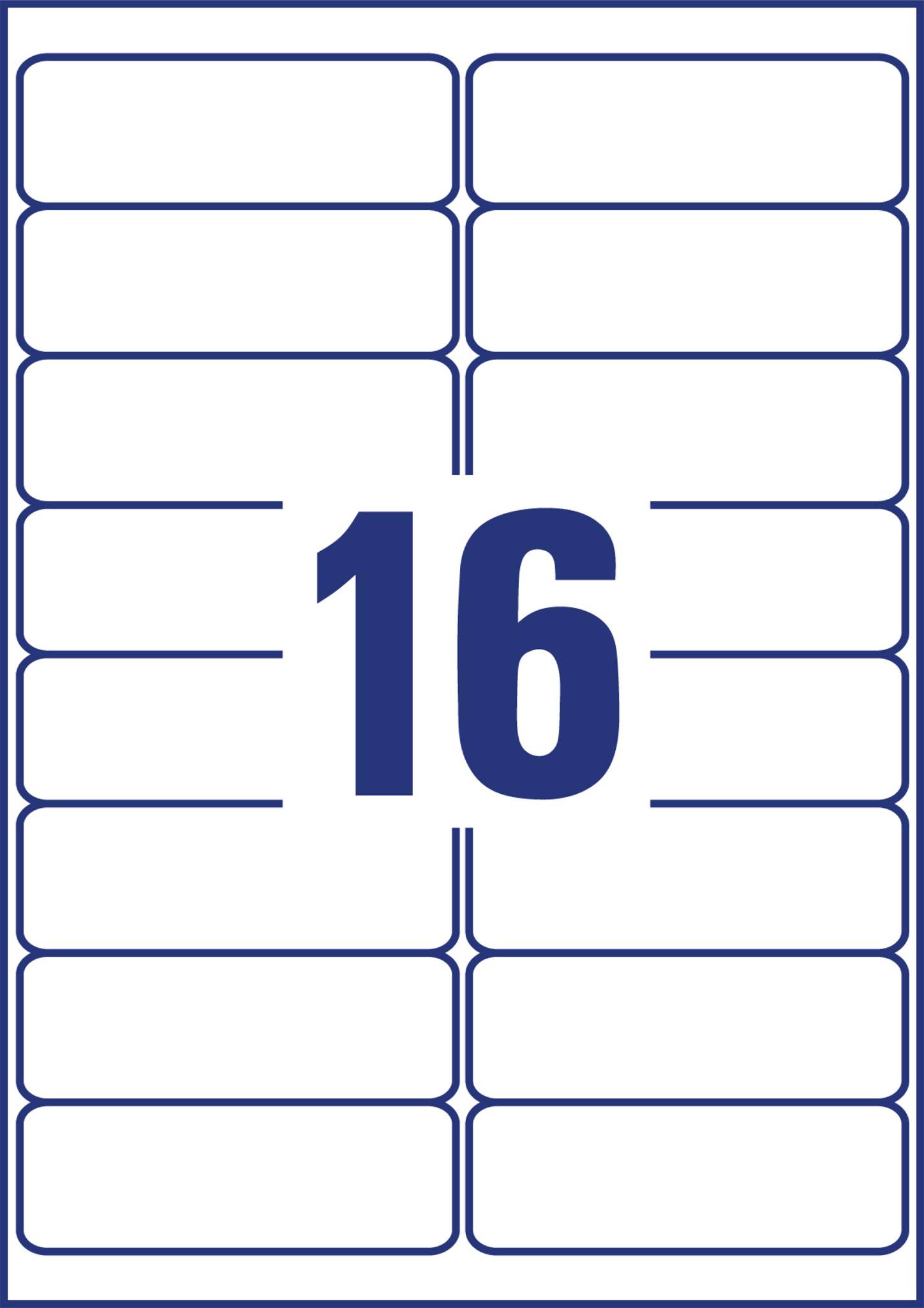 Adress-Etiketten, Avery L7562-25-3