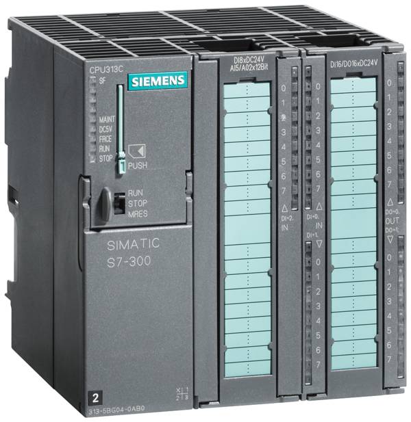 Siemens Dig.Industr. CPU 313C m.MPI 24VDC 128KByte 6ES7313-5BG04-0AB0
