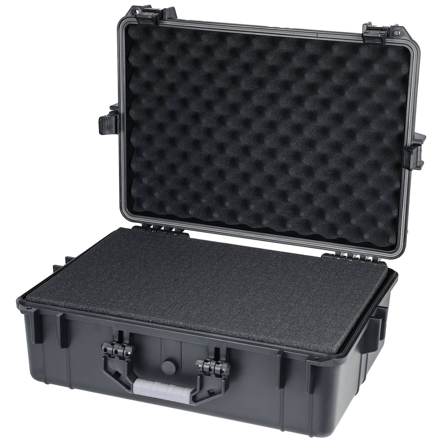 HMF ODK100 Outdoor-Fotokoffer, Transportkoffer mit Rasterschaumstoff, 57 x 41,5 x 21,5 cm-0