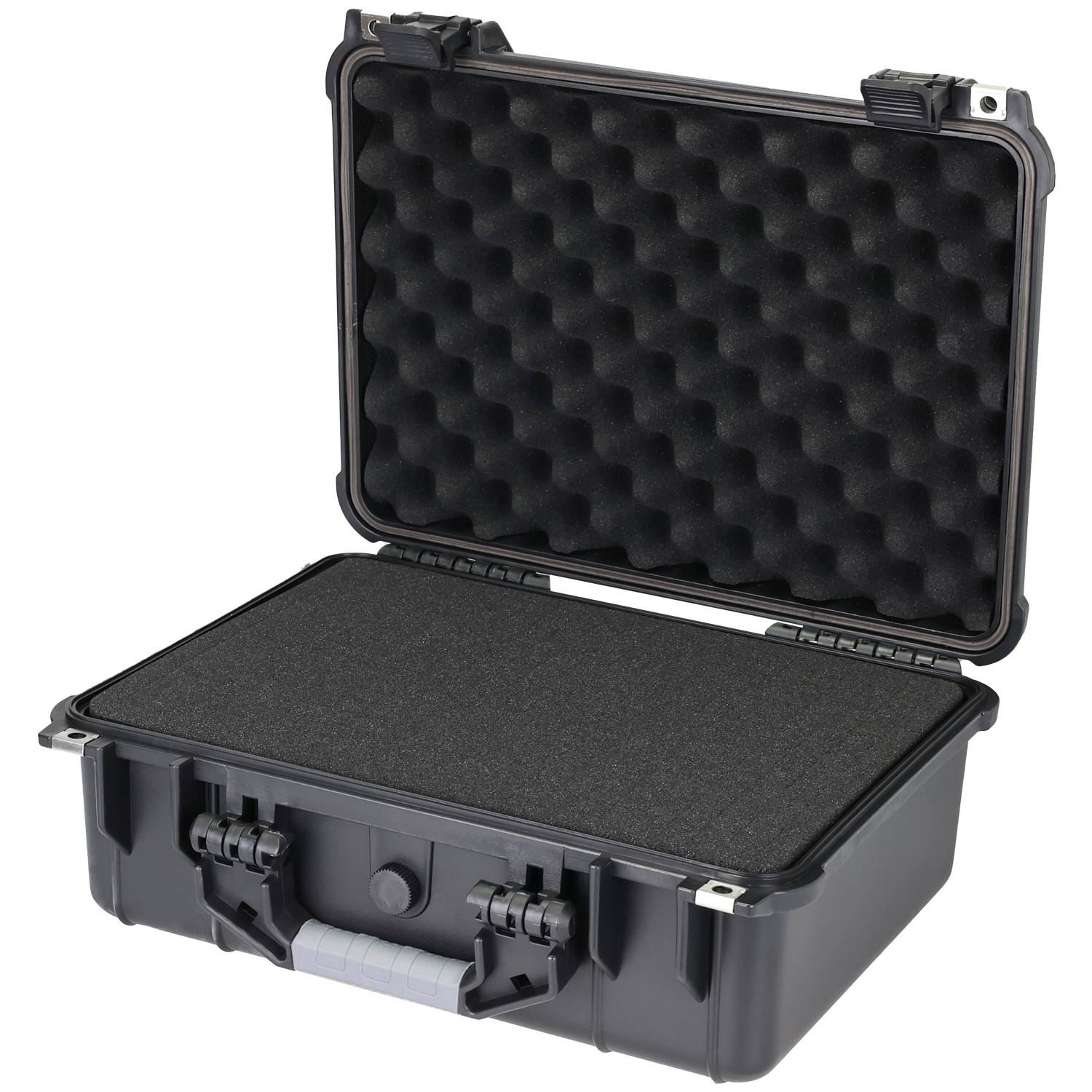 HMF ODK100 Outdoor-Fotokoffer, Transportkoffer mit Rasterschaumstoff, 41 x 32 x 17,5 cm-0