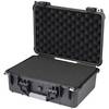 HMF ODK100 Outdoor-Fotokoffer, Transportkoffer mit Rasterschaumstoff, 41 x 32 x 17,5 cm