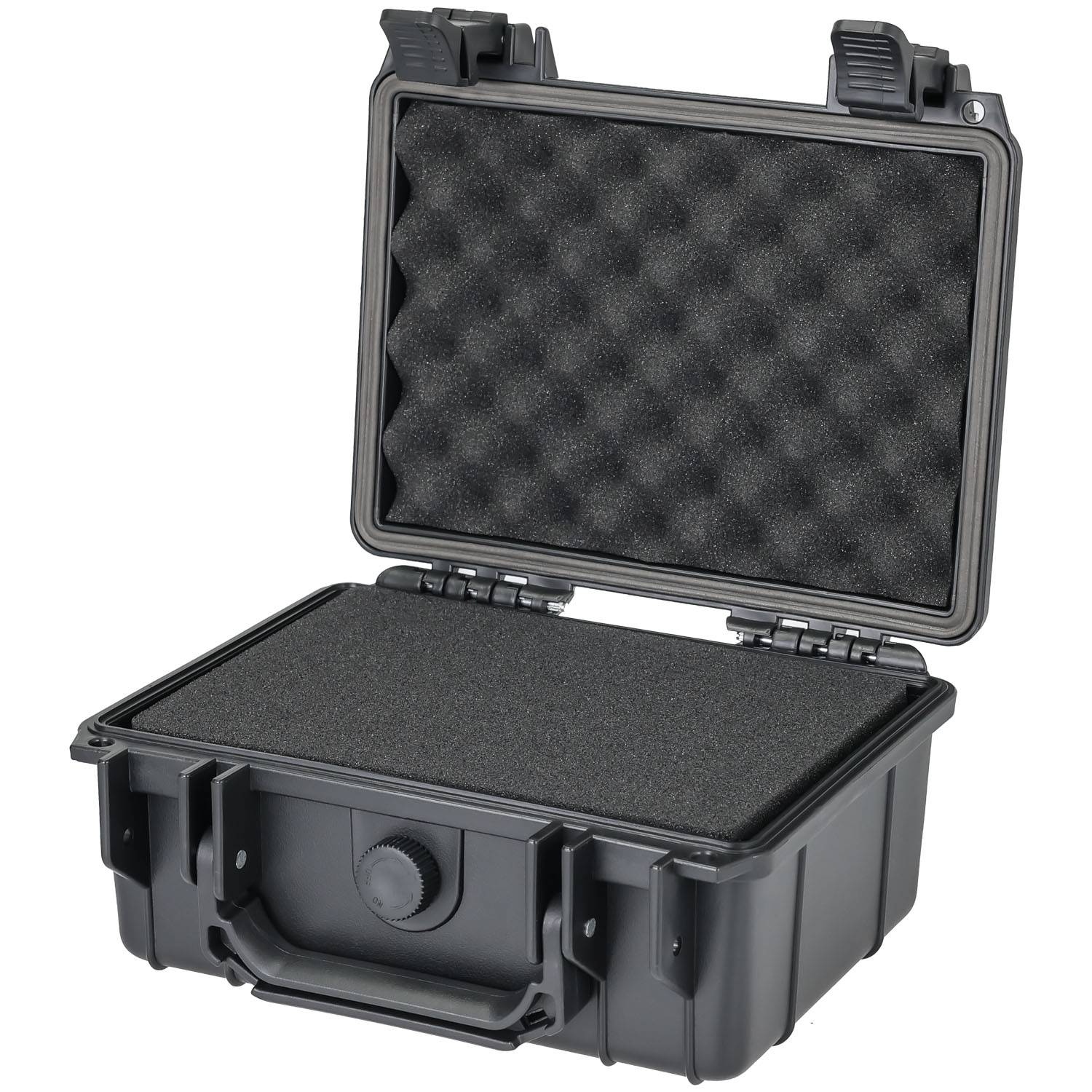 HMF ODK100 Outdoor-Fotokoffer, Transportkoffer mit Rasterschaumstoff, 23 x 19 x 11 cm-0