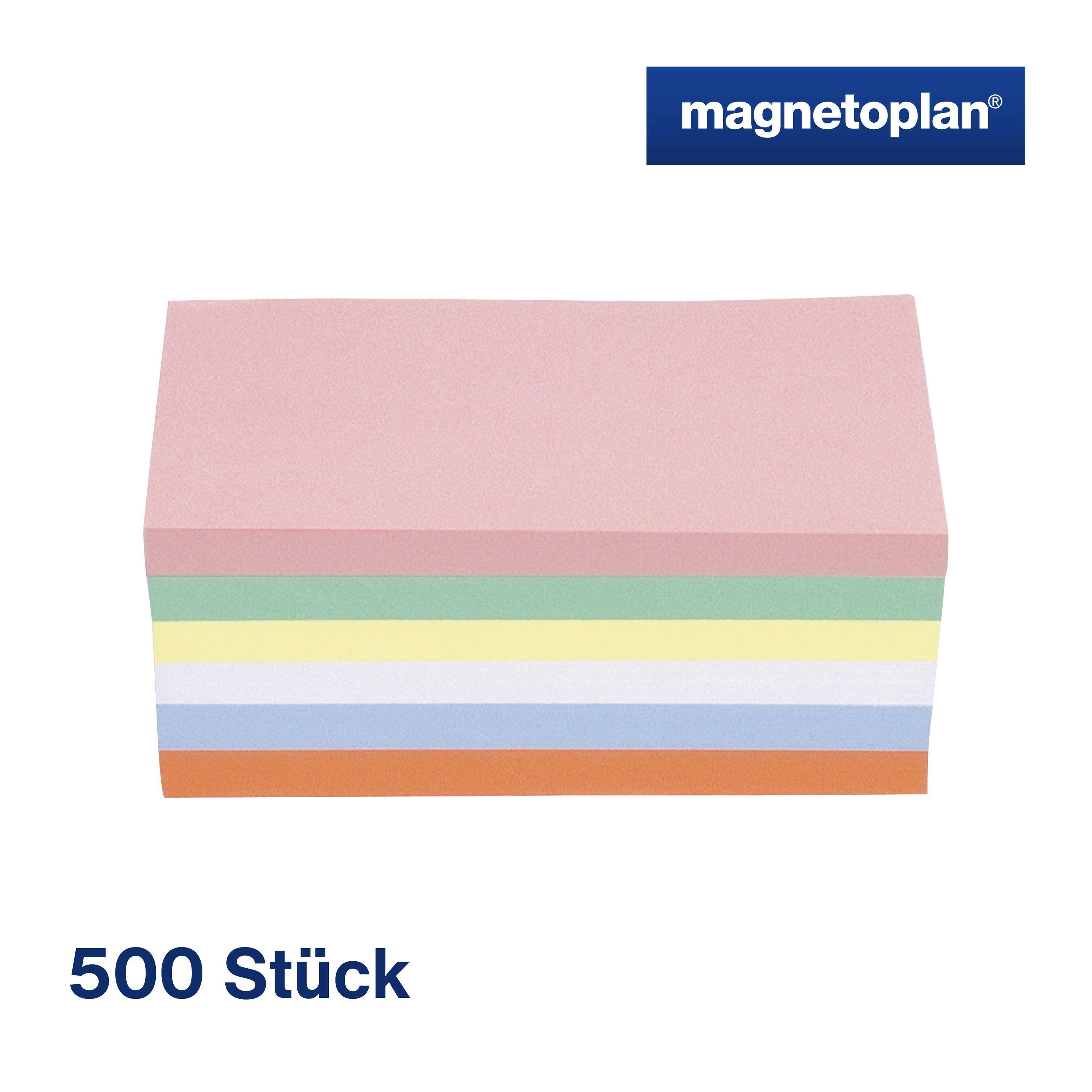 magnetoplan Moderationskarte 111151510 200x100mm sort. 500St.-1