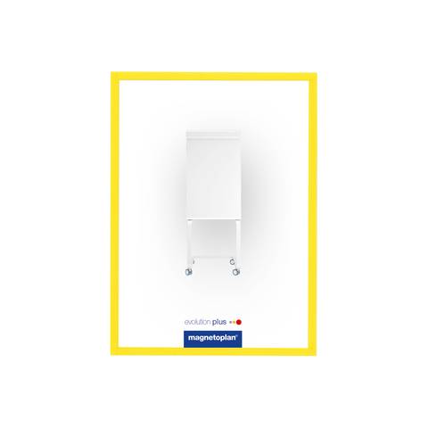 Magnetofix Sichtfenster gelb DIN A4 5St-1