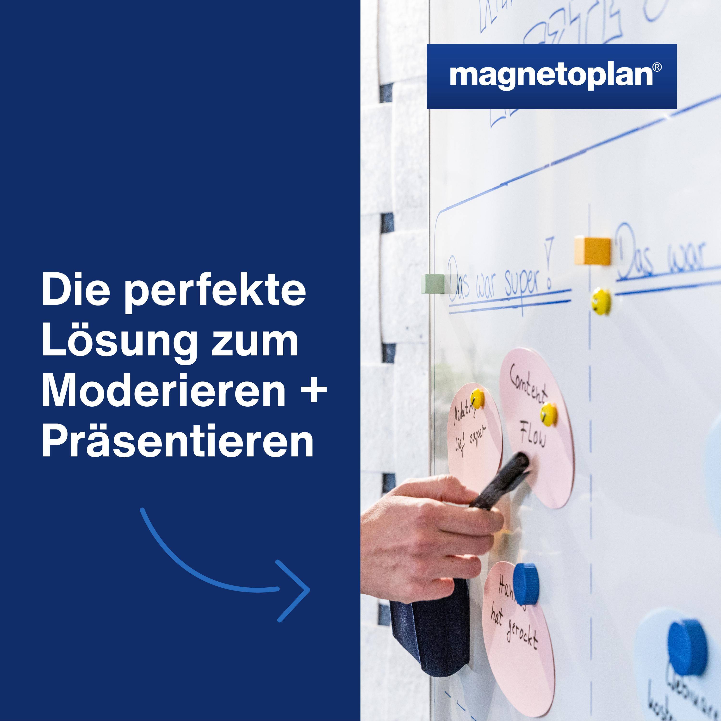 magnetoplan Moderationskarte 112501810 rund 190mm sort. 250St.-3