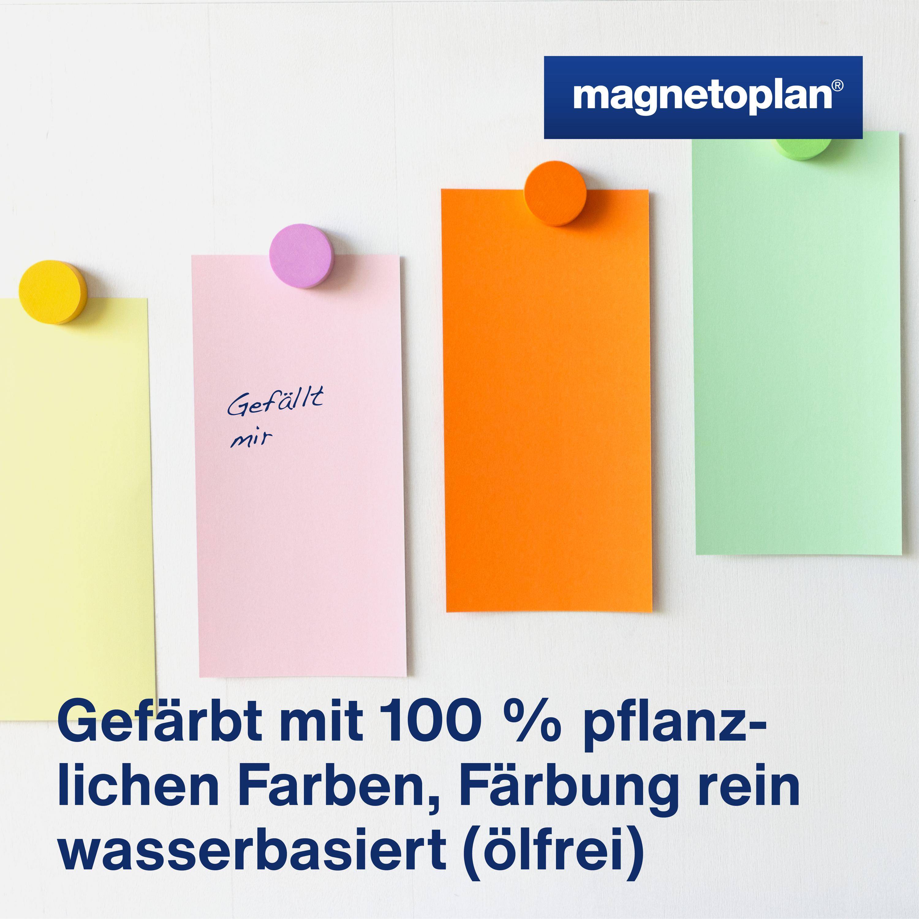 magnetoplan Moderationskarte 111151510 200x100mm sort. 500St.-2